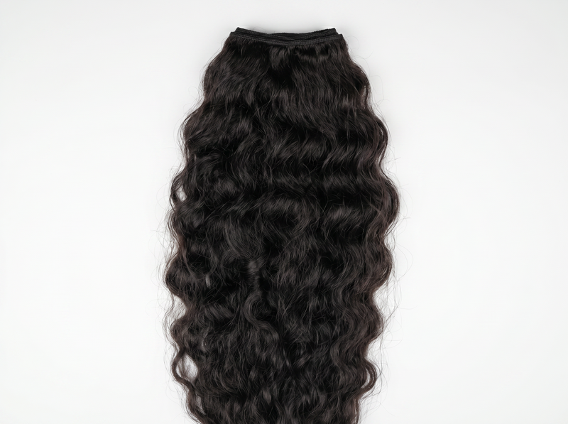 Virgin Natural Wave Machine Weft Extensions