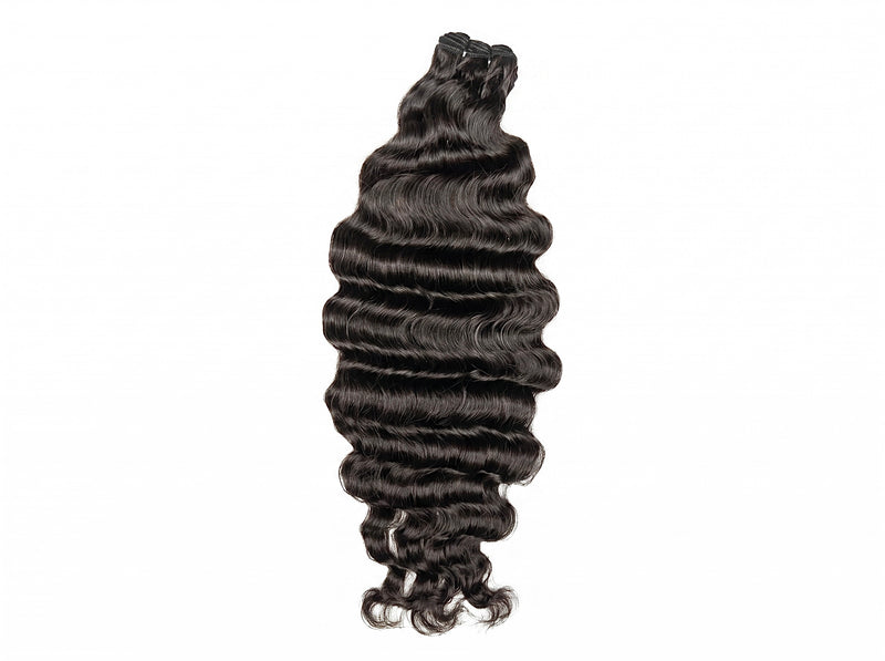 Raw Indian Curls Weft Extensions