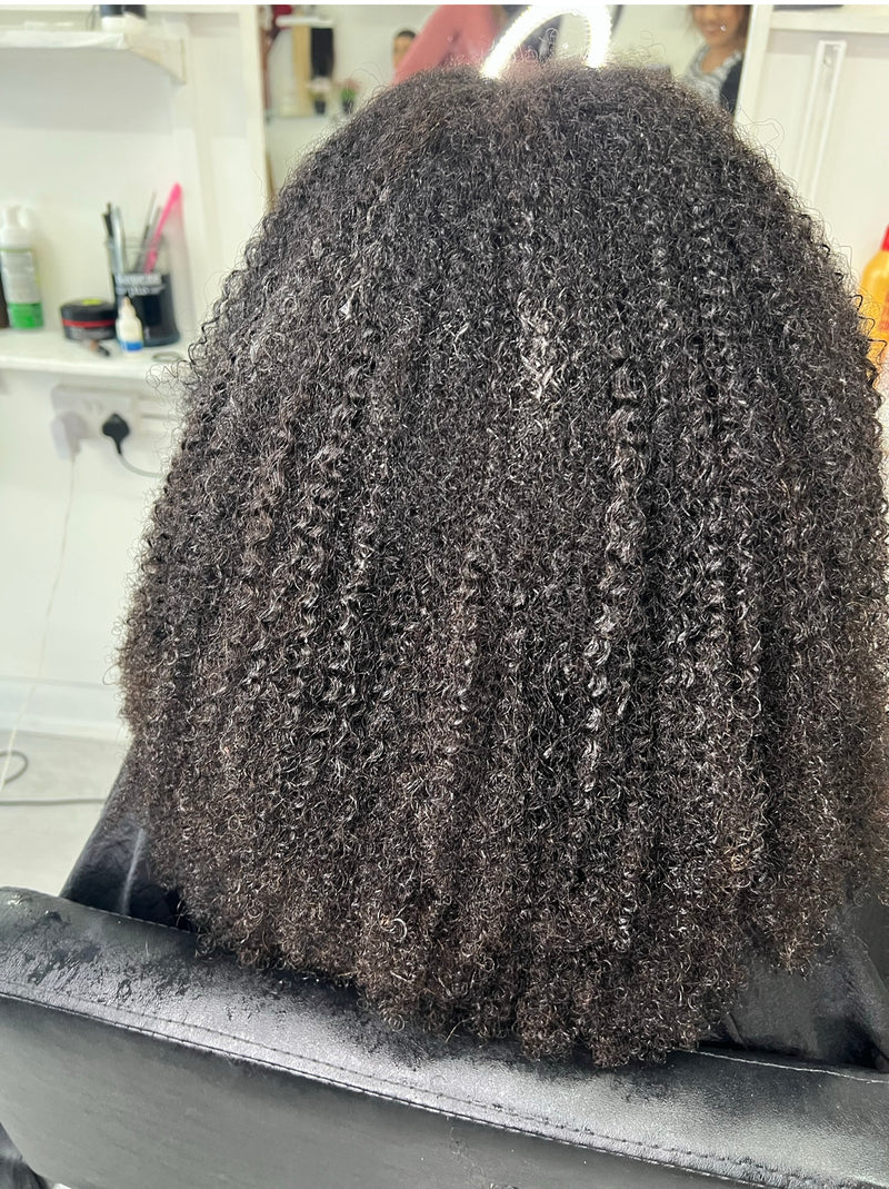 DVH Kinky Curly Ready to Wear Wigs(Lace Frontal)