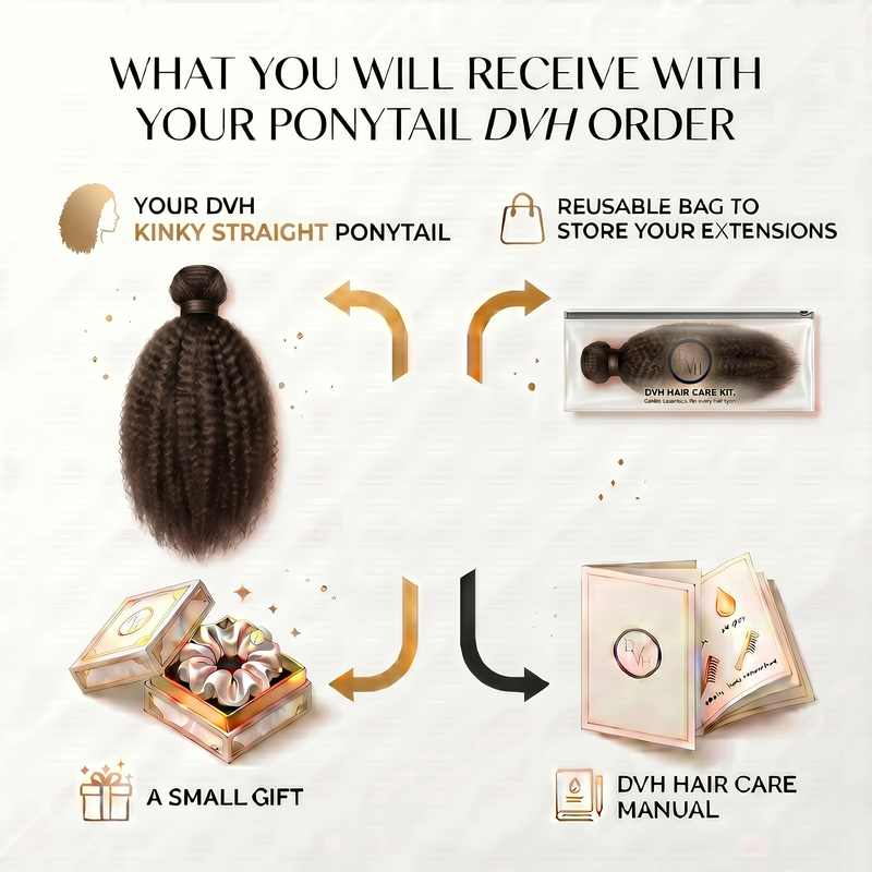 DVH Kinky Straight Ponytail (Wraparound)