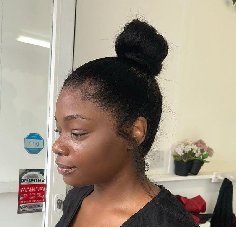 Full Lace Yaki Straight Wig