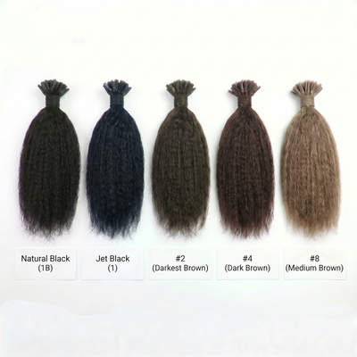 DVH Kinky Straight Keratin Bond (K-Tip) Hair Extensions