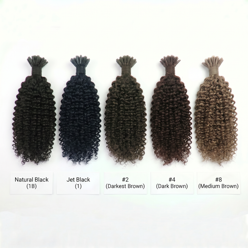 DVH Kinky Curly Keratin Bond (K-Tip) Hair Extensions