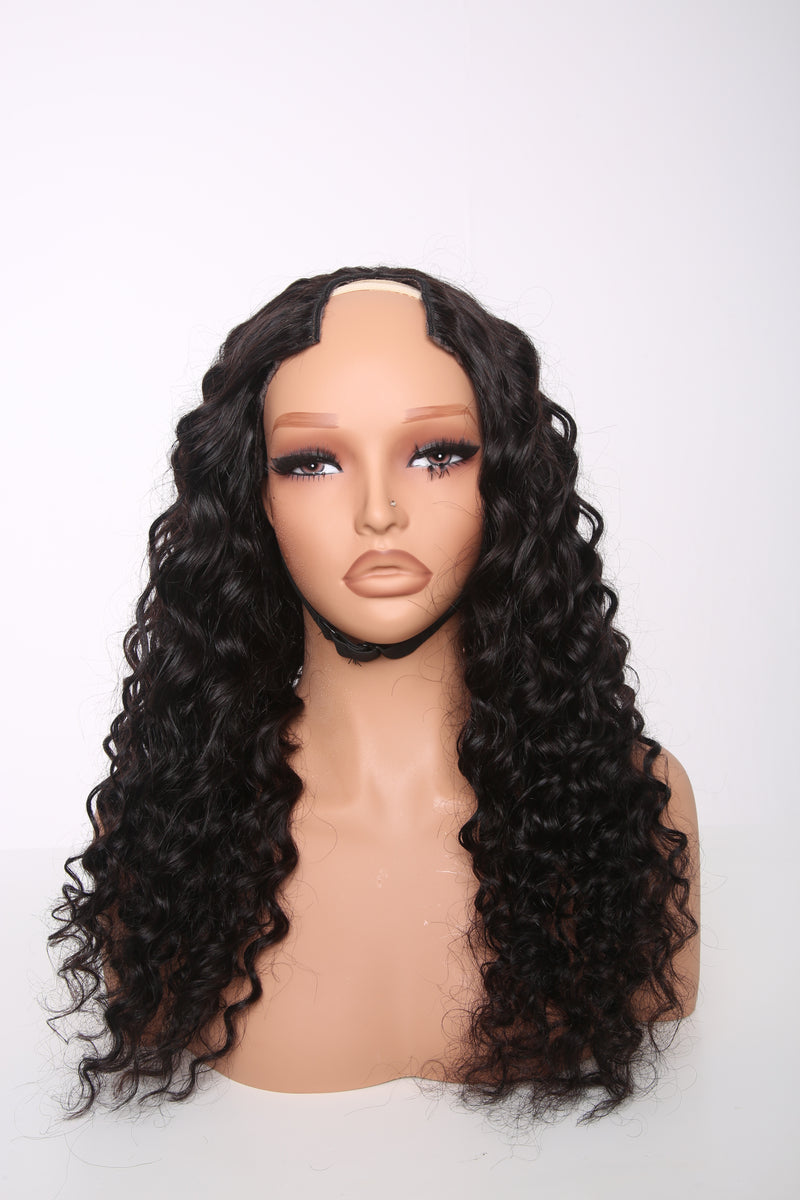 DVH Loose Wave Curly V-Part Wig