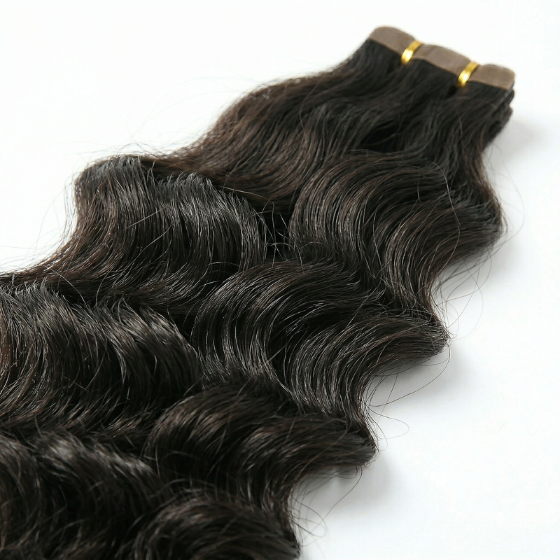 DVH Virgin Loose Wave Curly Tape In Extensions