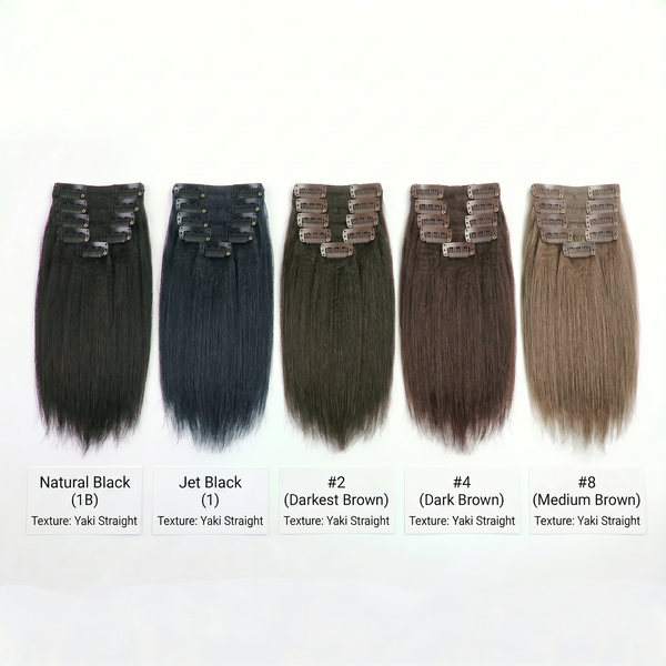 DVH Raw Seamless Yaki Straight Clip in's Extensions