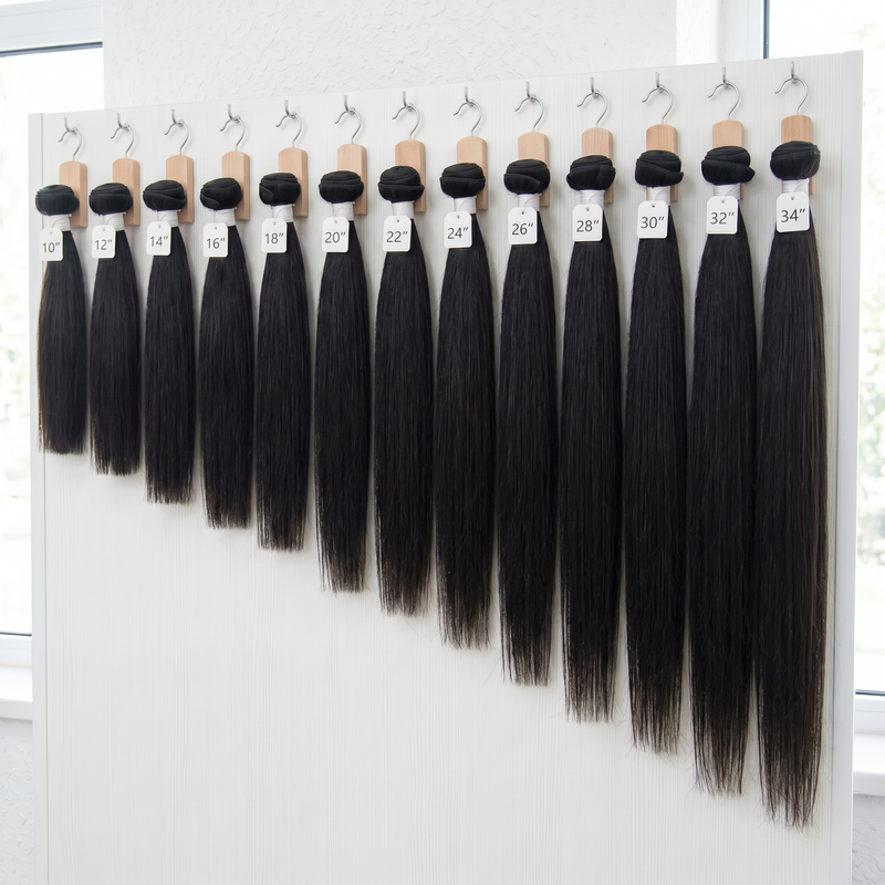 Virgin Straight Weft Extensions