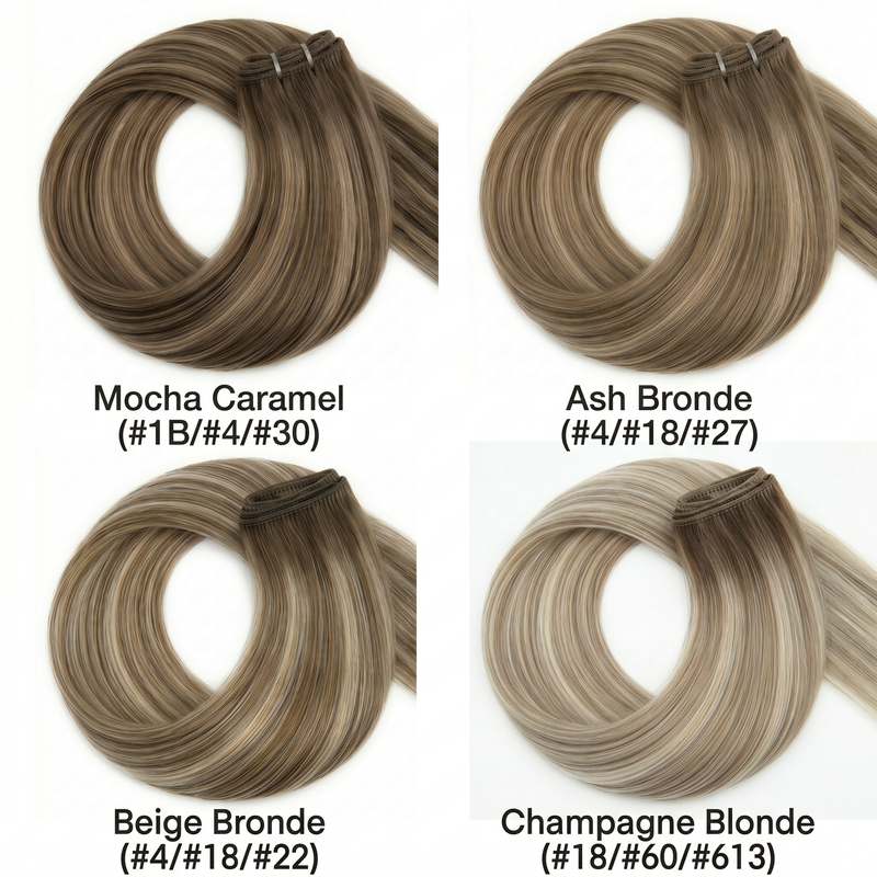 DVH Raw Highlight Blend Extensions(Machine weft)