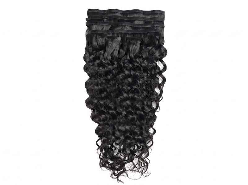 DVH Raw Seamless Loose Wave Curly Clip In Extensions