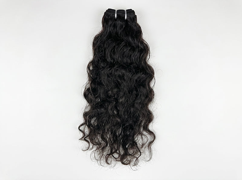 Raw Natural Wave Weft Extensions
