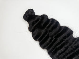 Virgin Indian Curls Machine Weft Extensions