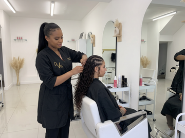 Half Braids / Half Sew-In Refresh (Wash & Restyle)
