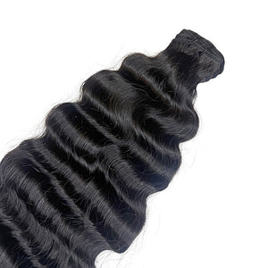 Virgin Indian Curls Machine Weft Extensions