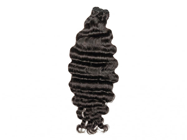 Raw Indian Curls Weft Extensions