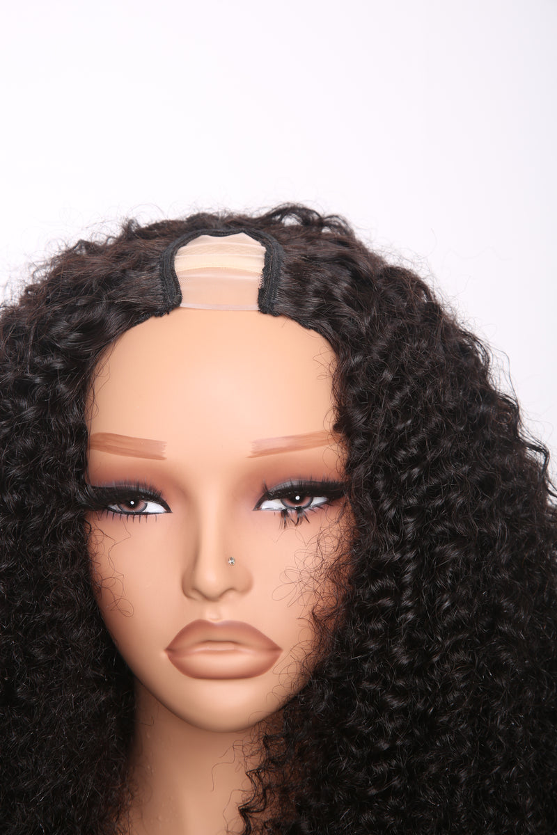 DVH Kinky Curly V-Part Wig