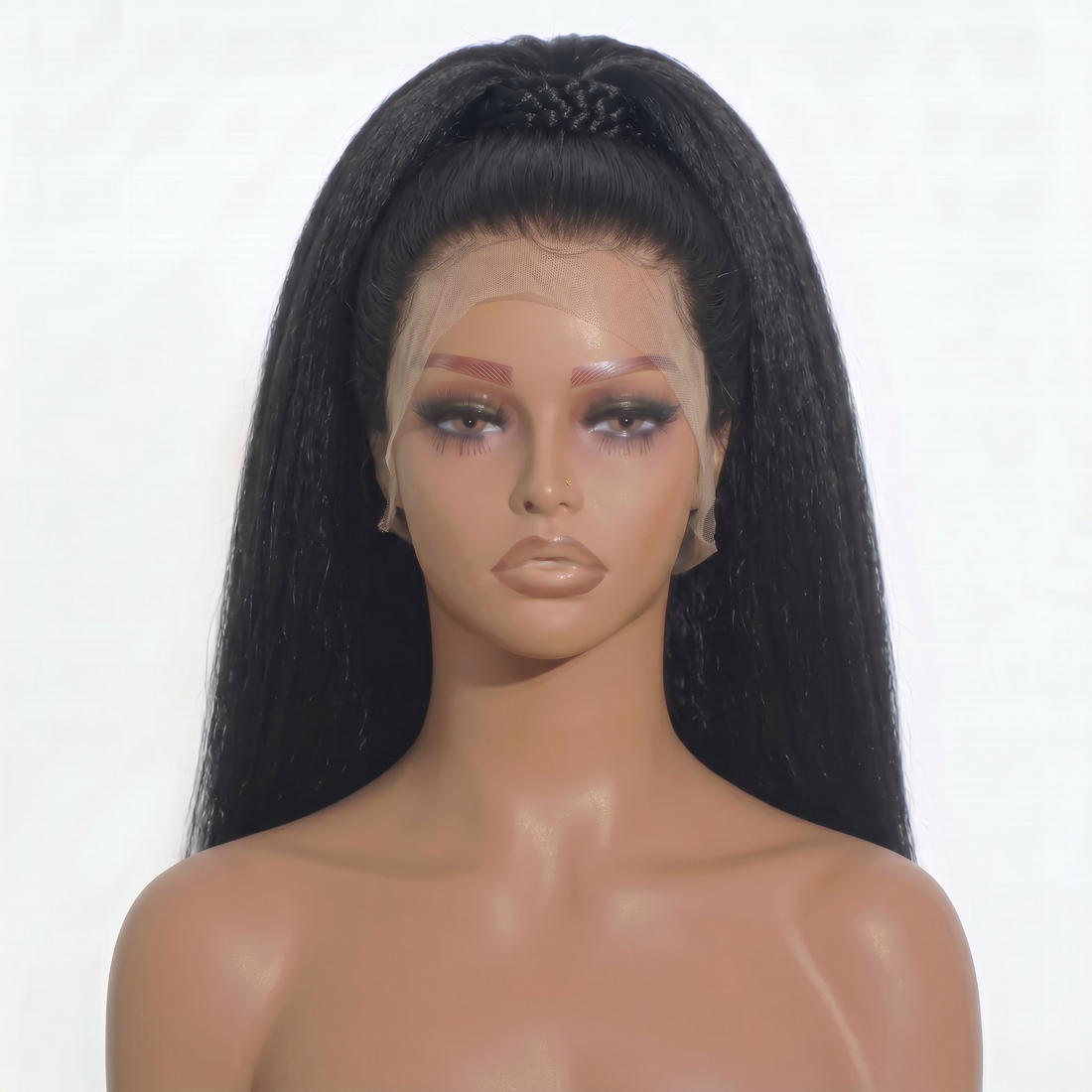 Full Lace Yaki Straight Wig