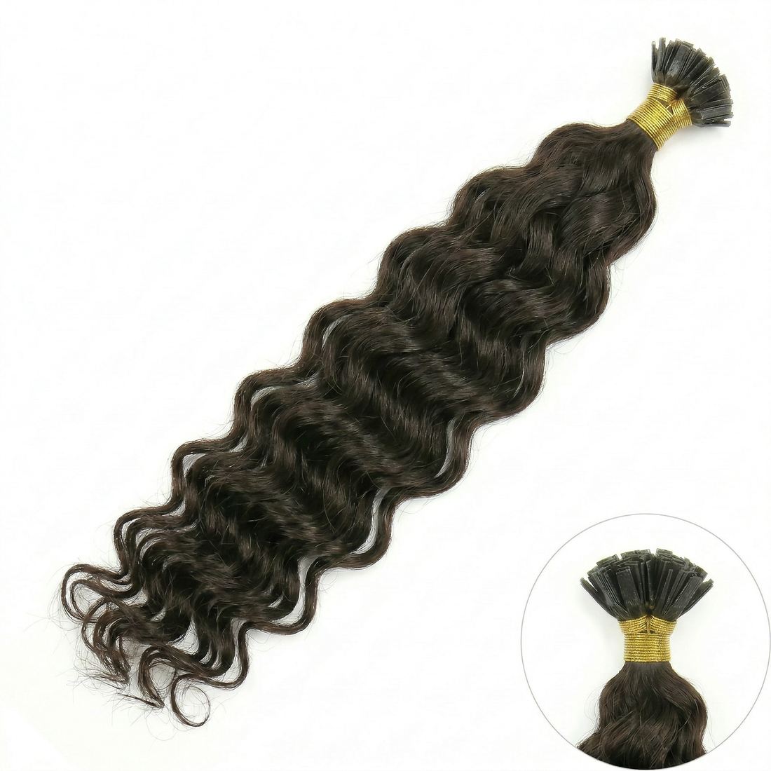 DVH Loose Wave Curly Keratin Bond (K-Tip) Hair Extensions