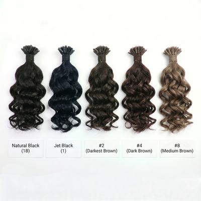 DVH Loose Wave Curly Micro Ring (I-Tip) Hair Extensions