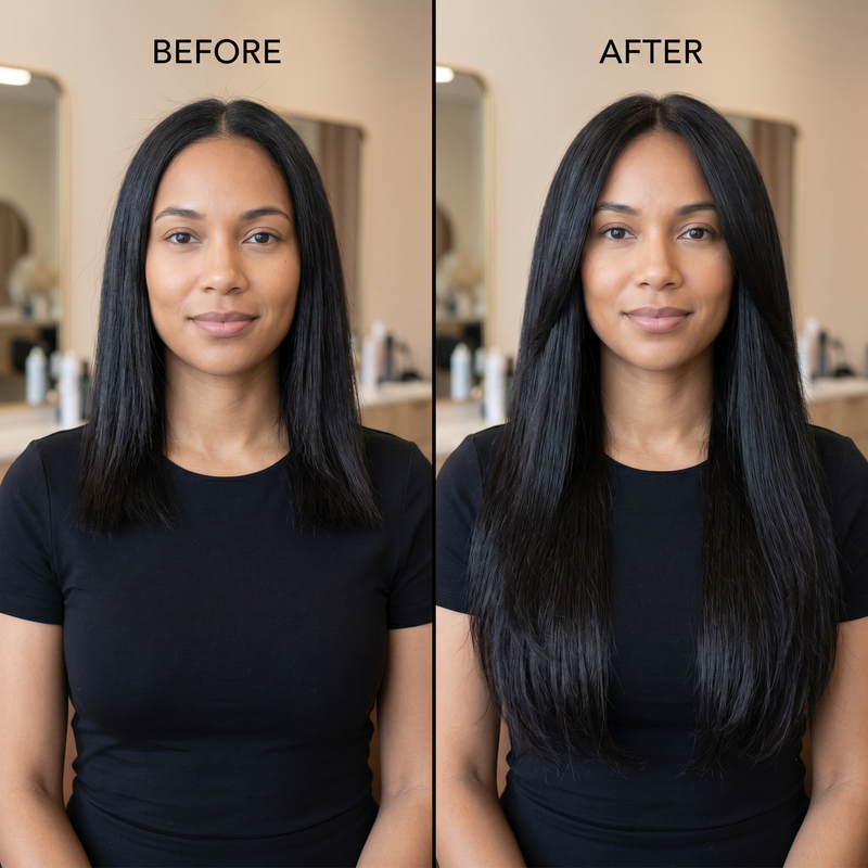 DVH Straight Micro Ring (I-Tip) Hair Extensions