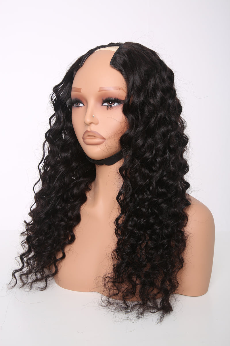 DVH Loose Wave Curly V-Part Wig
