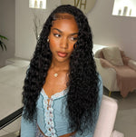 Raw Deep Wave Curly Weft Extensions
