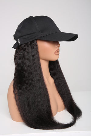 DVH Kinky Straight Hat Wig