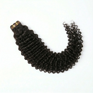 DVH Virgin Kinky Curly Tape In Extensions