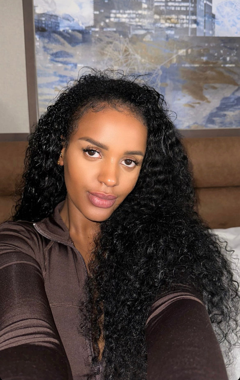 DVH Virgin Kinky Curly Tape In Extensions