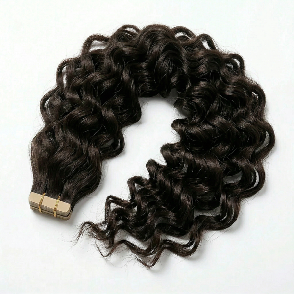 DVH Raw Loose Wave Curly Tape In Extensions