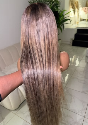 DVH Raw Seamless Highlights Straight Clip In Extensions