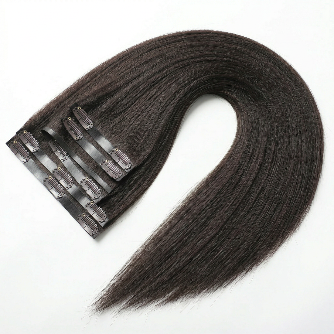 DVH Virgin Yaki Straight Clip in's Extensions