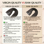 DVH Raw Seamless Straight Clip In Extensions