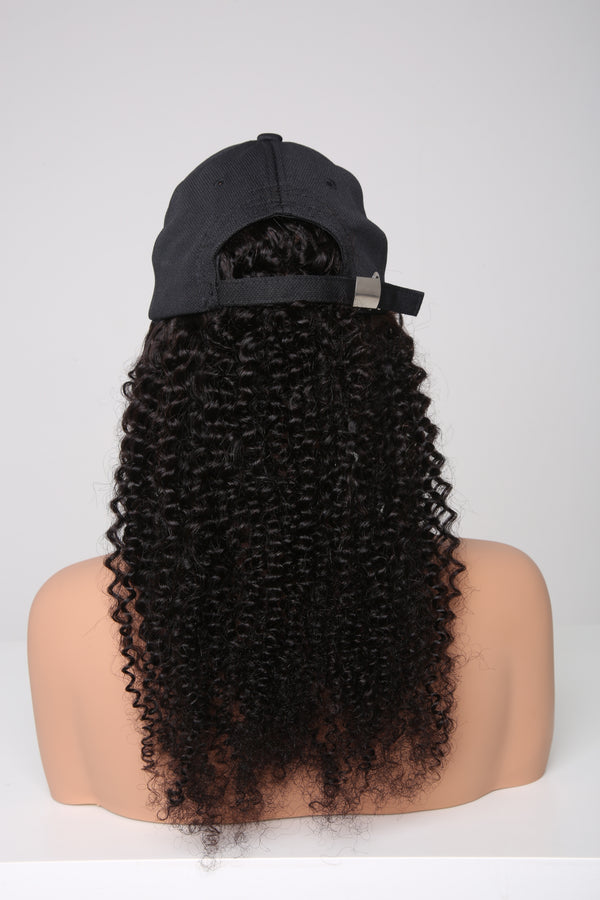 DVH Kinky Curly Hat Wig