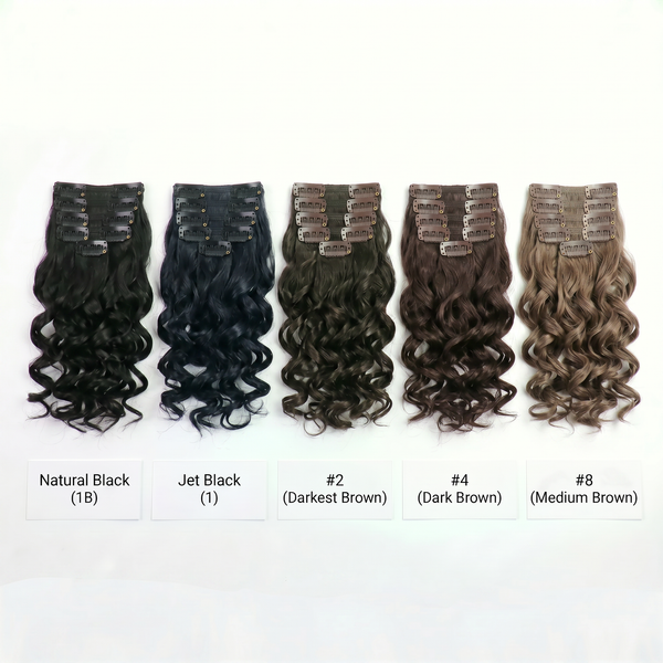 DVH Virgin Loose Wave Curly Clip in's Extensions