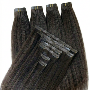 DVH Raw Seamless Kinky Straight Clip In Extensions