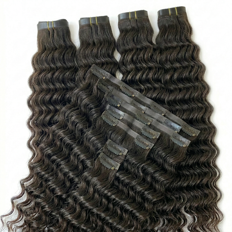 DVH Raw Seamless Deep Wave Clip In Extensions