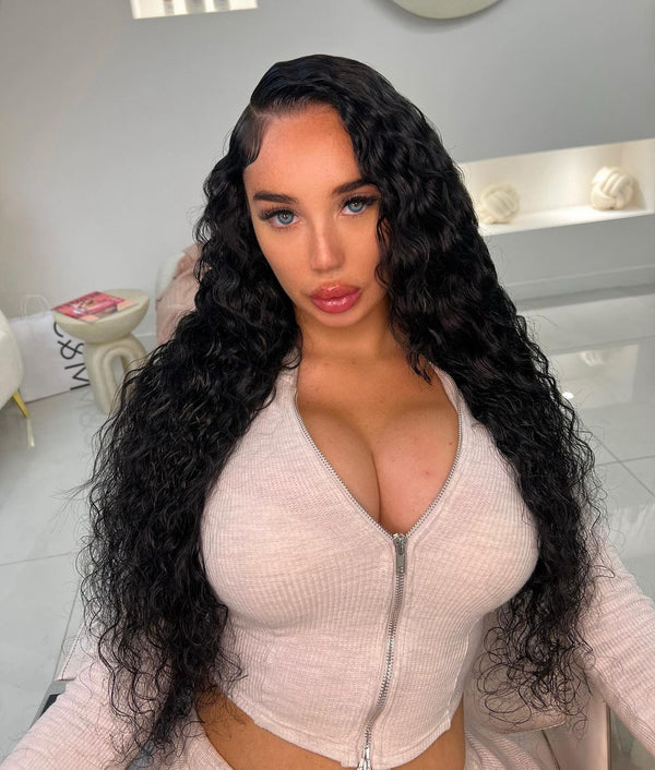 Virgin Loose Wave Curly Weft Extensions