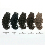 Virgin Deep Wave Curly Weft Extensions