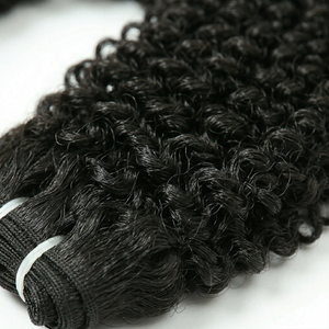 Virgin Kinky Curly Weft Extensions