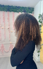 Virgin Kinky Curly Weft Extensions