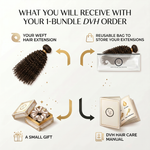 Virgin Kinky Curly Weft Extensions