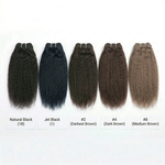 Virgin Kinky Straight Weft Extensions