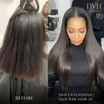 Raw Straight Weft Extensions