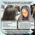 Raw Straight Weft Extensions
