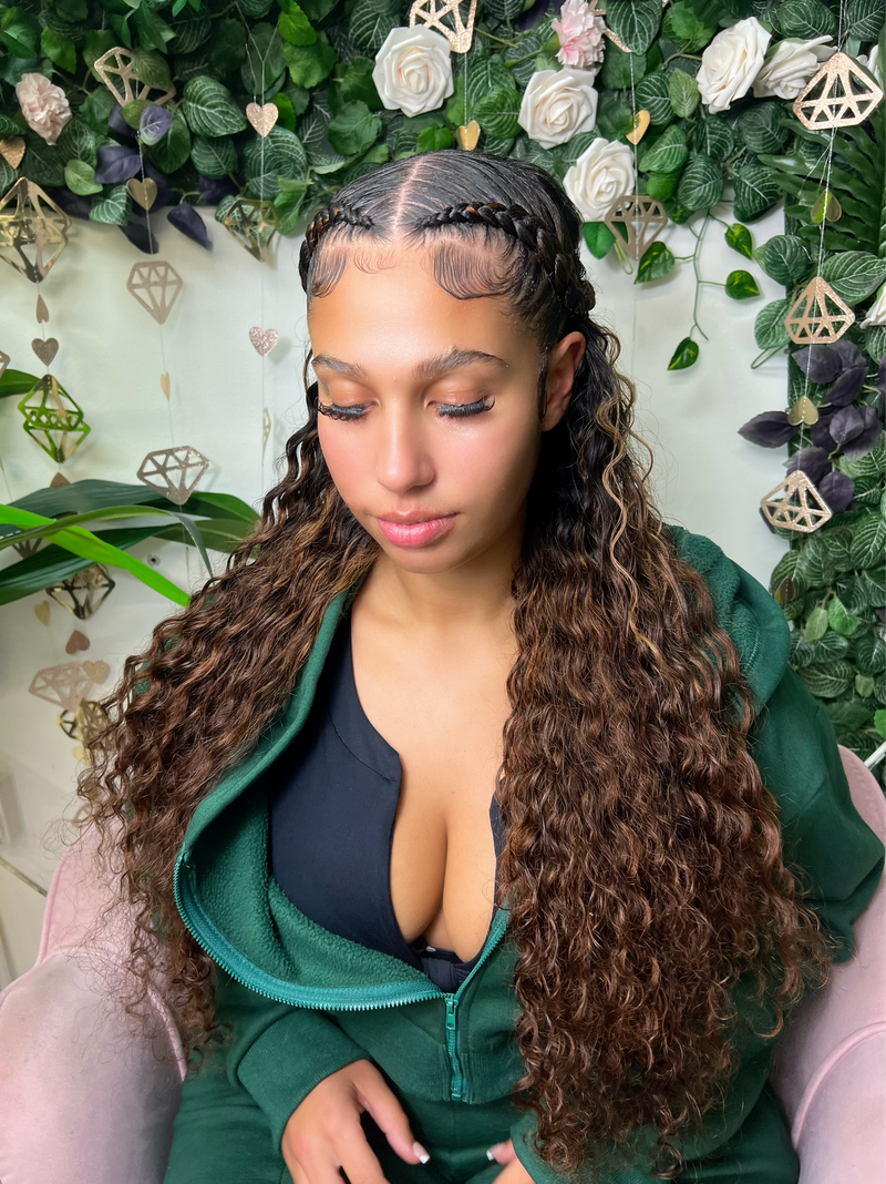Raw Loose Wave Curly Weft Extensions