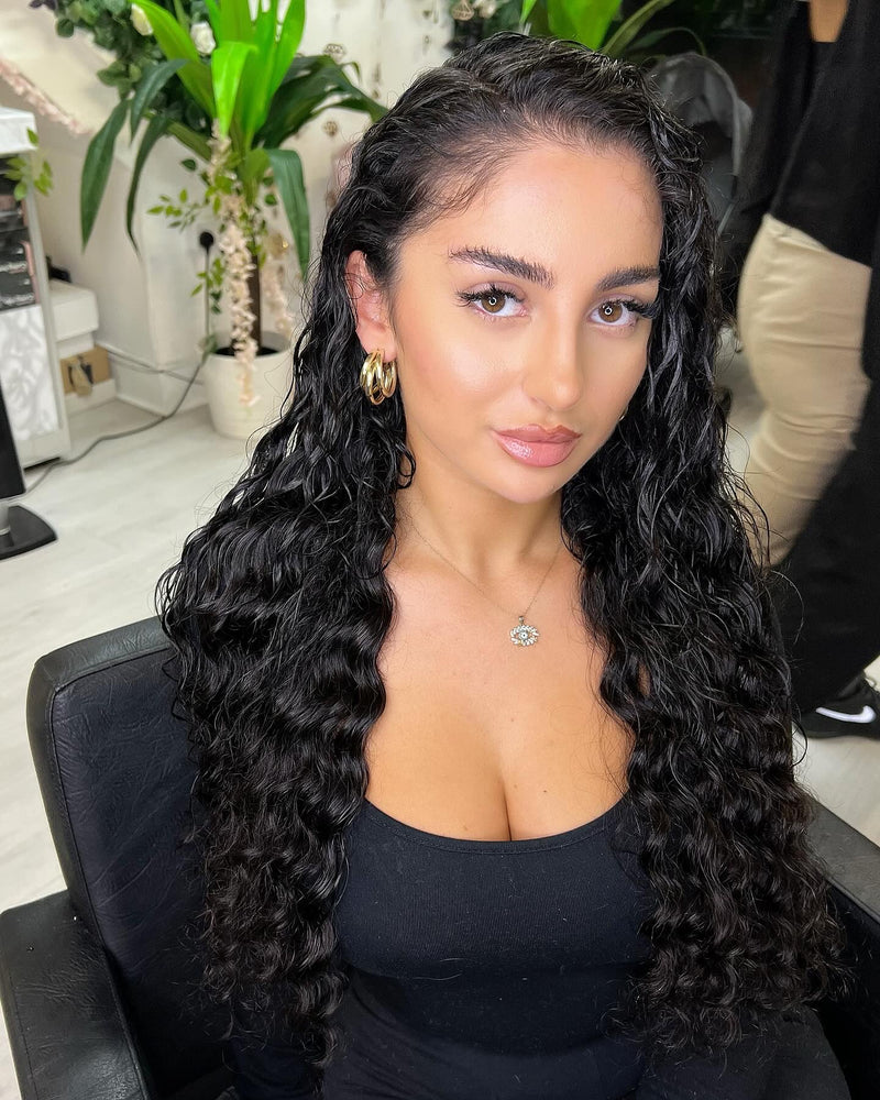 Raw Loose Wave Curly Weft Extensions