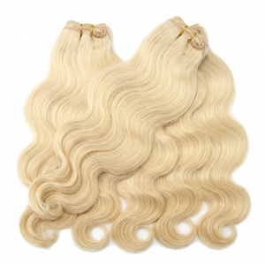 Raw Blonde Body Wave Machine Weft Extensions