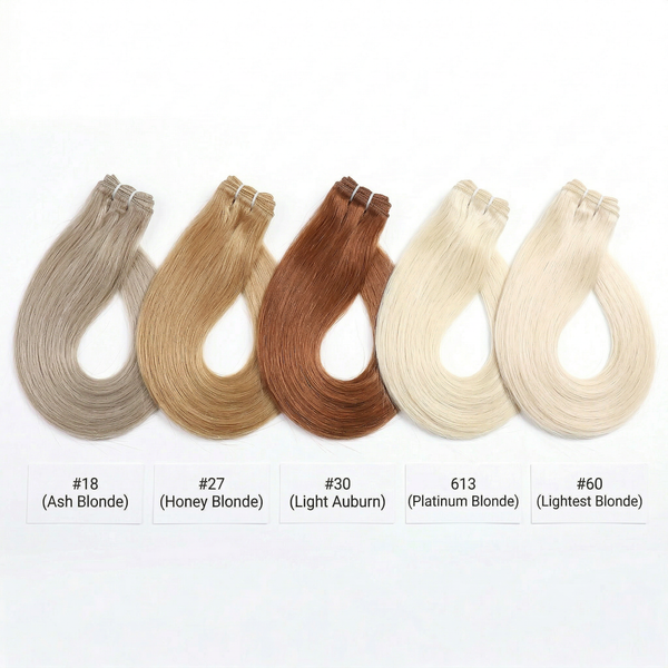 Raw Blonde Body Wave Machine Weft Extensions