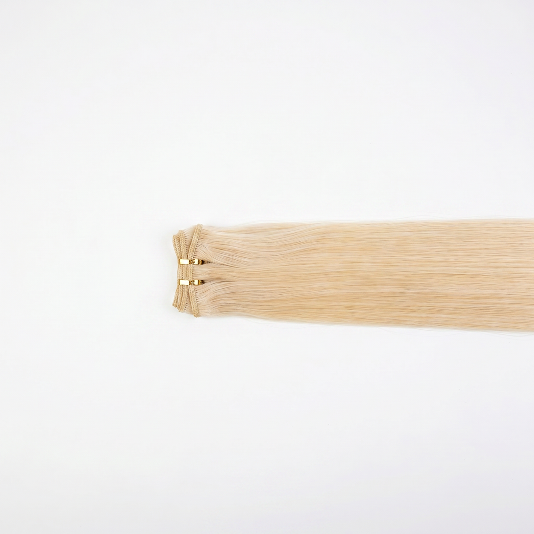Raw Blonde Straight Weft Extensions