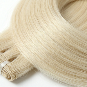 Raw Blonde Straight Weft Extensions